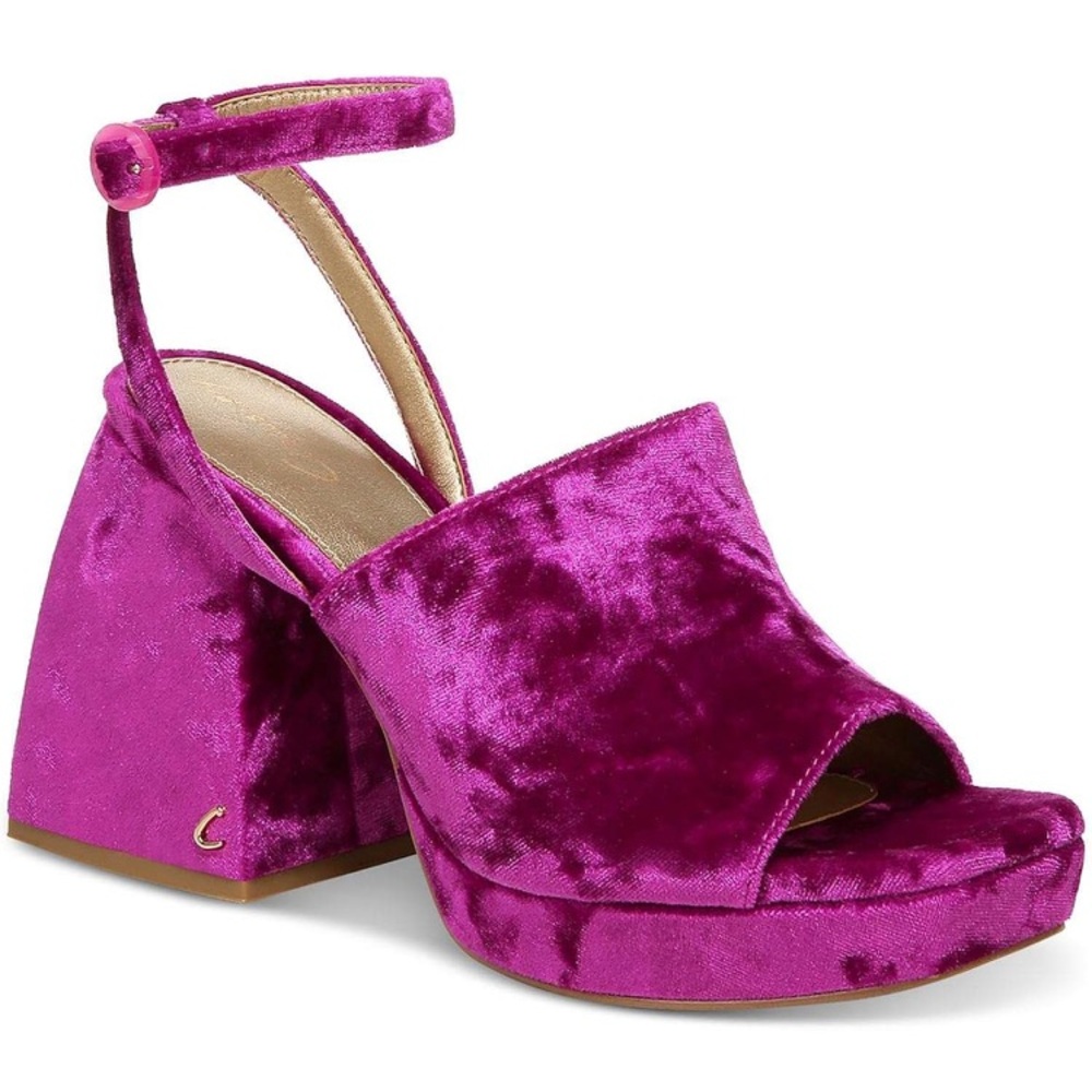 Circus by Sam Edelman Purple Platform Sandals Velvet